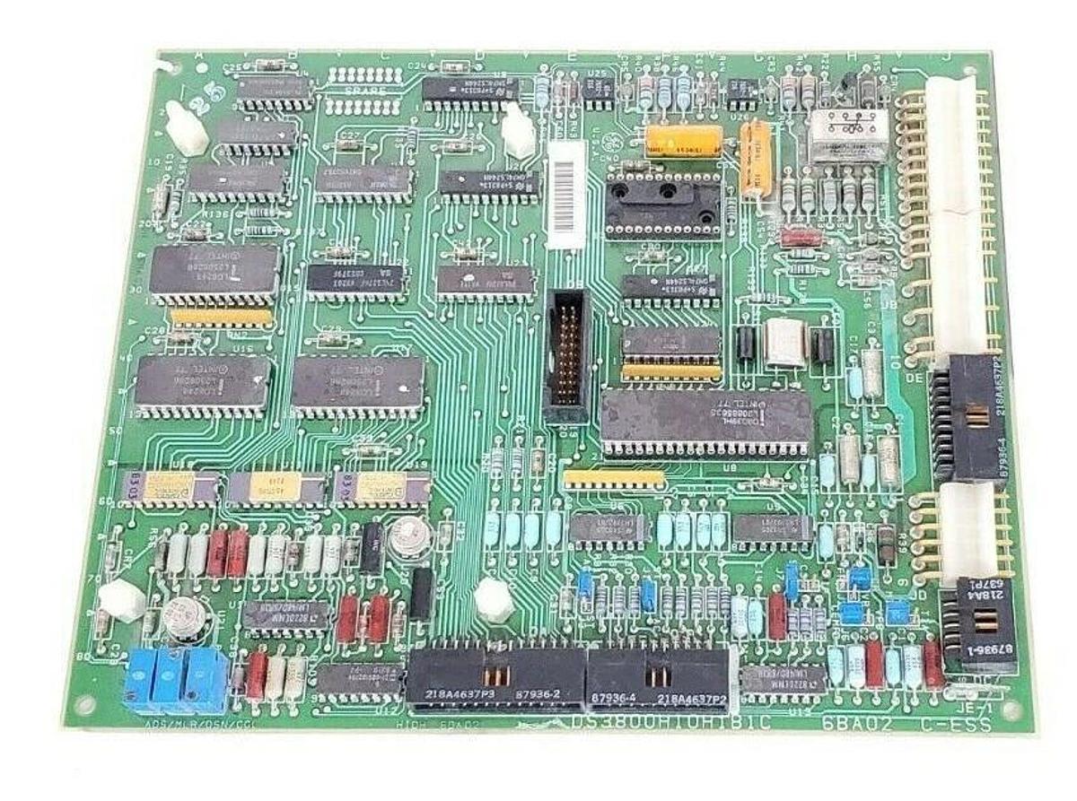 Used GENERAL ELECTRIC DS3800H10H1B1C I/O CIRCUIT BOARD (DAMAGED)