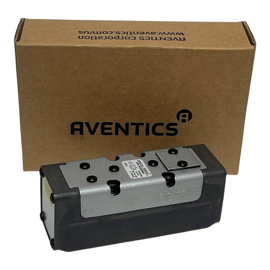 Used Aventics Ceram R432006085 ISO Size 2 Pneumatic Valve 5/2 Air Pilot Return NSMP