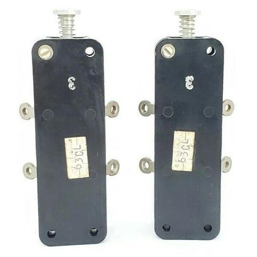Used LOT OF 2 GE GENERAL ELECTRIC 6418068G7 MAGNA BLAST AUXILIARY SWITCHES