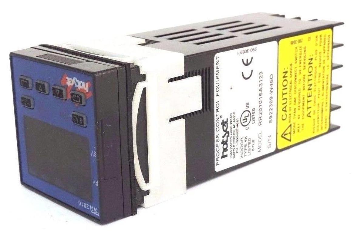Used HOTSET RR201016A3123 TEMPERATURE CONTROLLER RR2010, 100 TO 240 VAC
