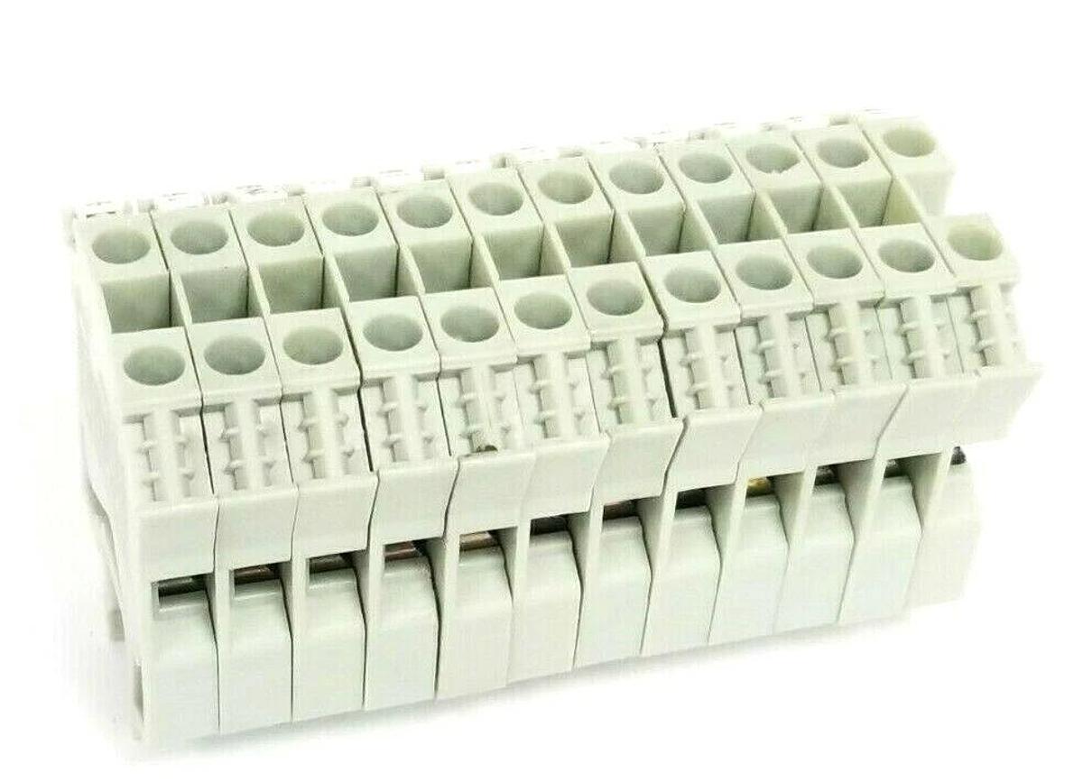 Used LOT OF 12 SPRECHER & SCHUH VR 2-6 TERMINAL BLOCKS 16-8AWG 600V 55A