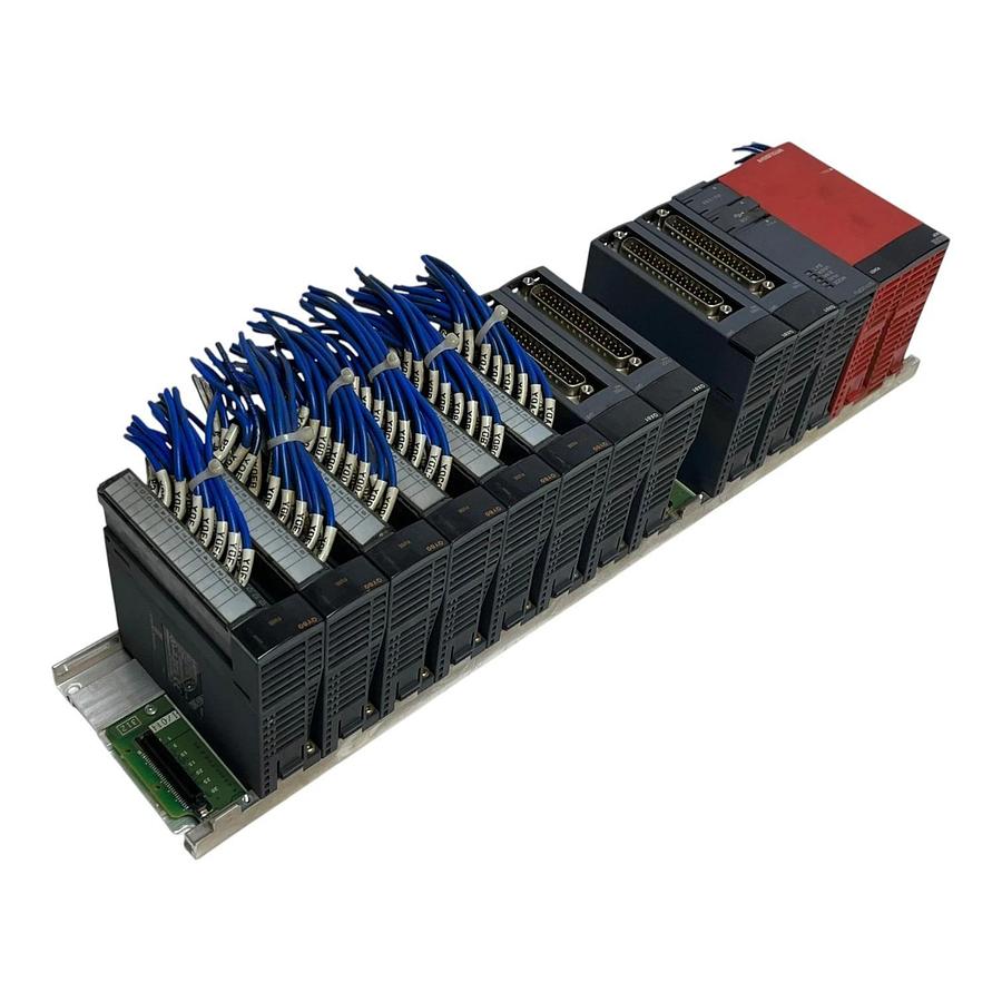 Used Mitsubishi Melsec-Q PLC Rack Q01UCPU Q63P Q312B QX81 QY80 Input Output