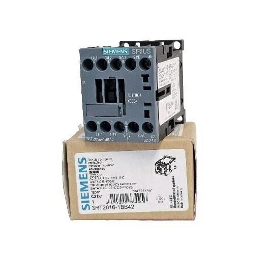 Used NIB SIEMENS 3RT2016-1BB42 CONTACTOR 3RT20161BB42 9AMP 24V