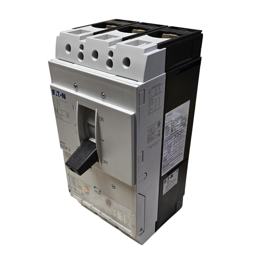 Used EATON MOELLER NZMN3-AE600-NA - NZM CIRCUIT BREAKER 3P 600A w/MAGNETIC TRIP NSMP