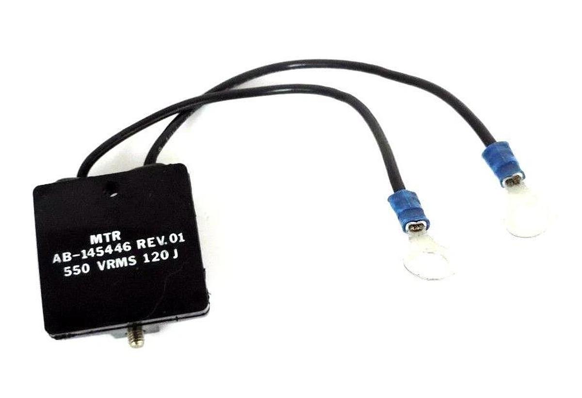 Used MTR AB-145446 REV. 01 VARISTOR 550 VRMS 120 J, AB145446