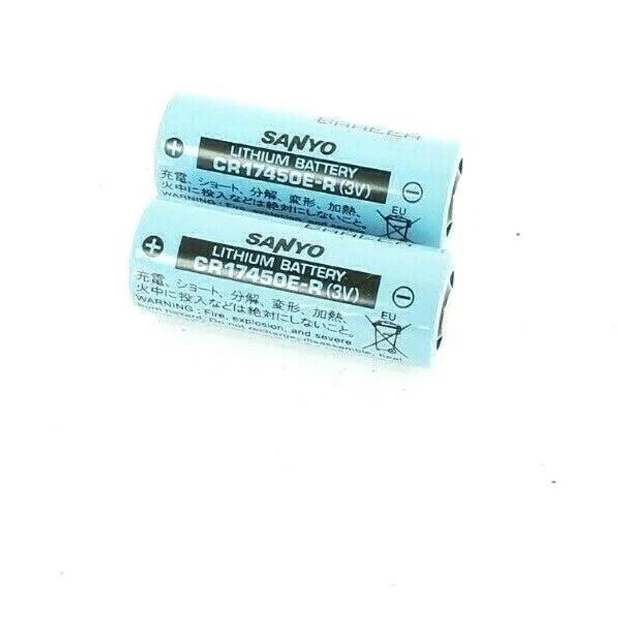 LOT OF 2 NEW SANYO ENERGY PLUS CR17450E-R (3V) LITHIUM BATTERIES CR17450ER