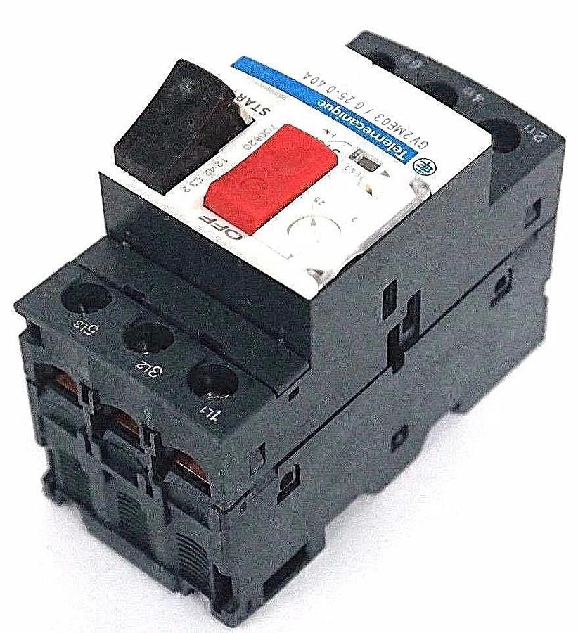 Used NIB TELEMECANIQUE GV2ME03 MOTOR CIRUIT BREAKER TESYS-034299 0,25-0/40A, GV2-ME03