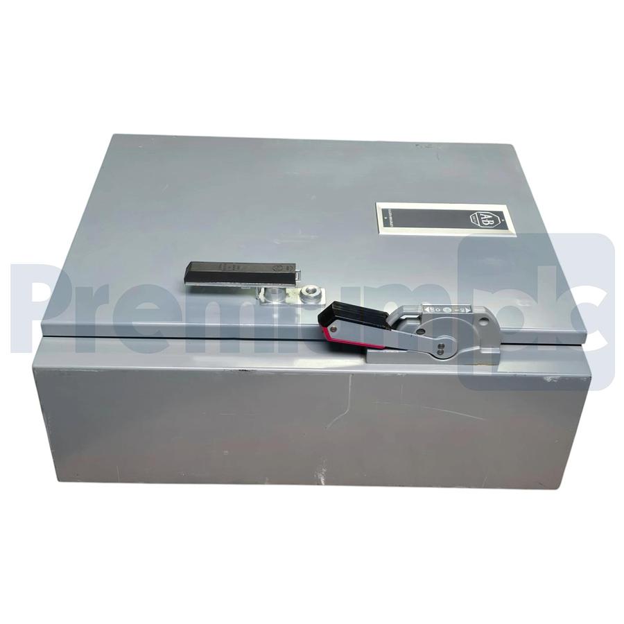 Used Allen Bradley 506-AJB-6P-24R /F Nema Size 0 Rvsg Combination Starter Disconnect