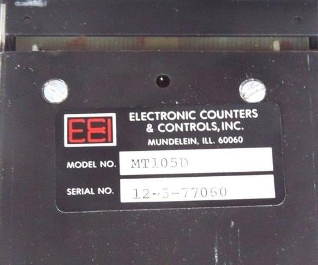 Used ECCI MT105D-1 TACH / RATE METER MT105D1