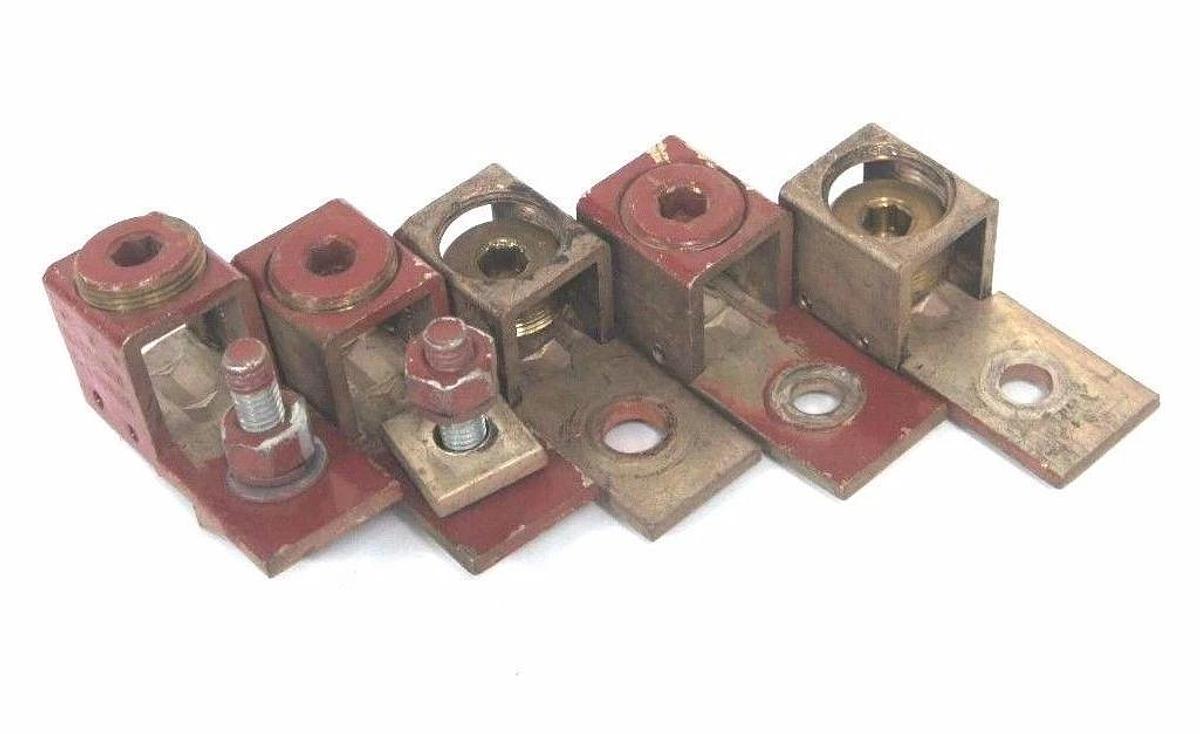 Used LOT OF 5 ILSCO D540 MECHANICAL LUGS 1-600 MCM