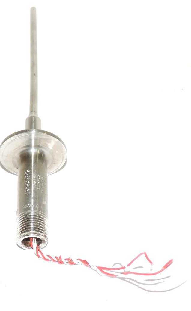 Used ROSEMOUNT 68QW11U08R015L150 PROBE 68Q LIMITS -50 TO 400 DEG. C 3500 PSI MAX
