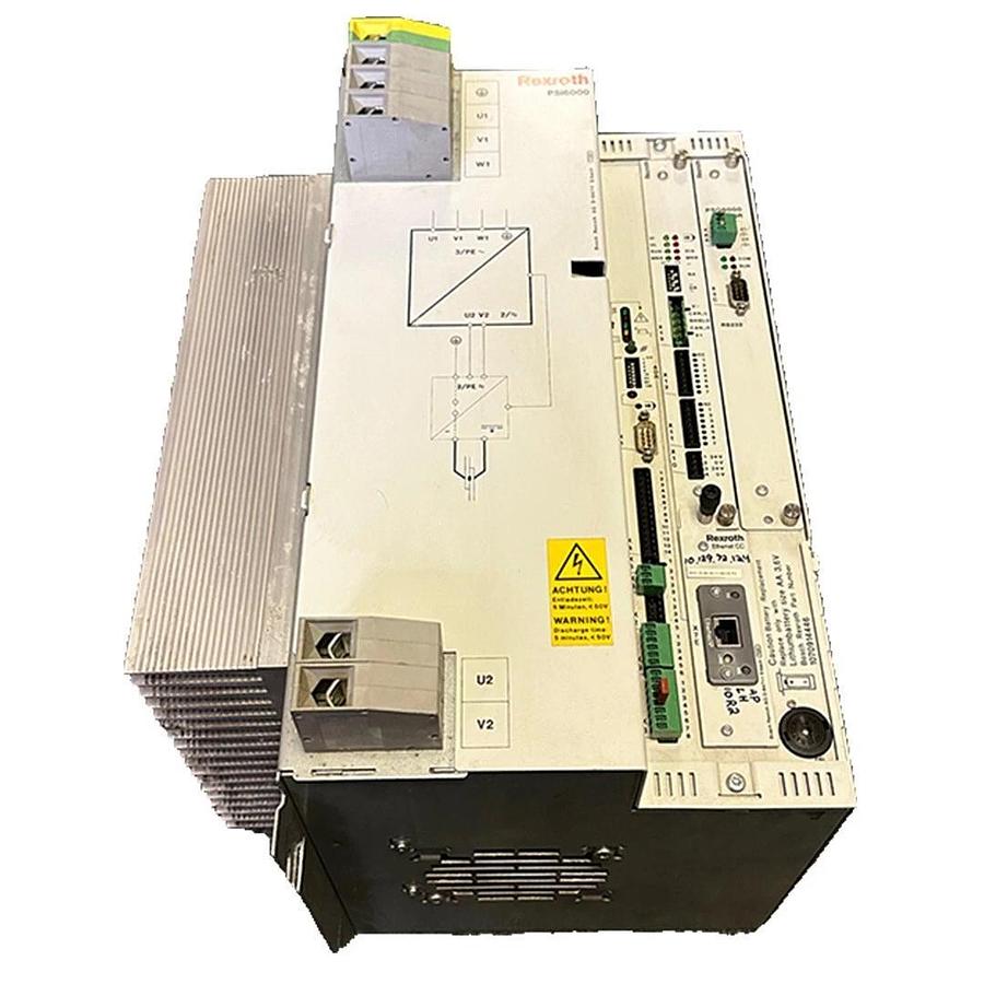 Used REXROTH PSI 6300.637 L2 / PSI6300637L2 INVERTER DRIVE R911330142-AB1 W/ MODULES