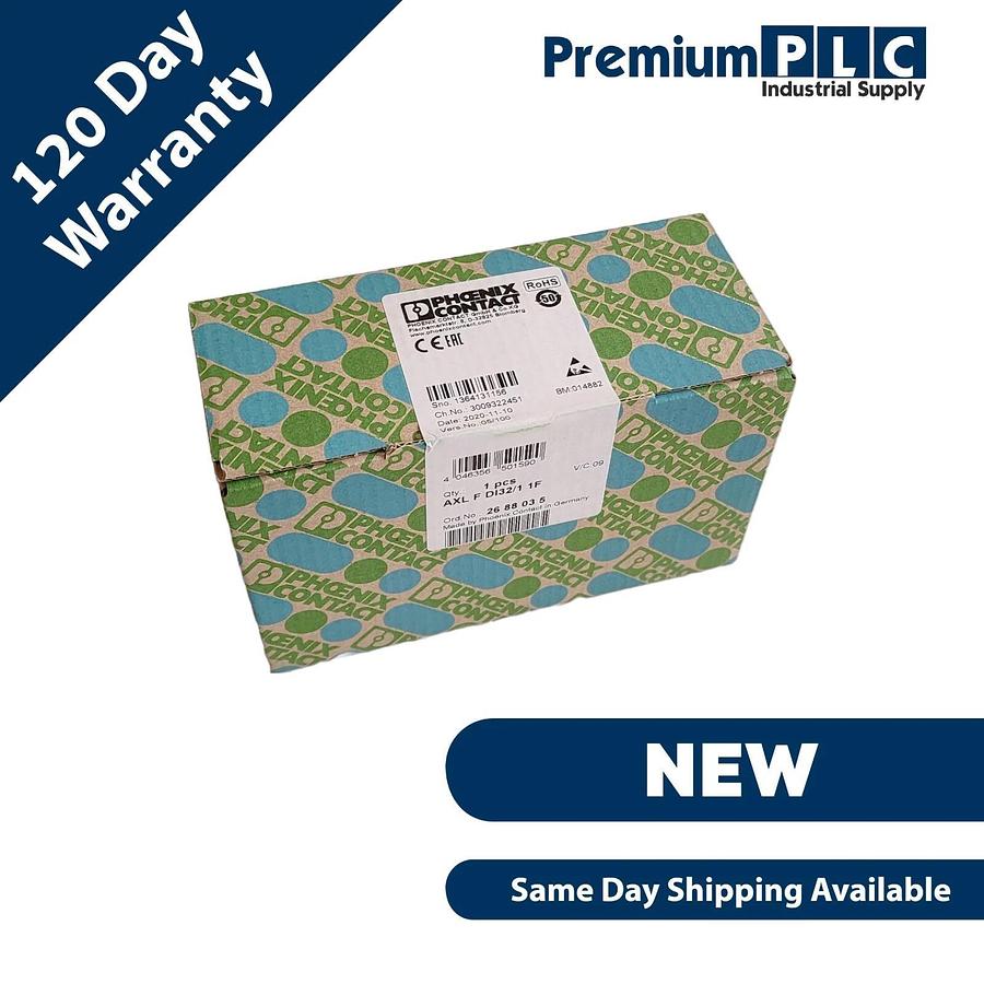 Used NEW F/S PHOENIX CONTACT AXL F DI32/1 1F AXIOLINE F DIGITAL INPUT MODULE 2688035