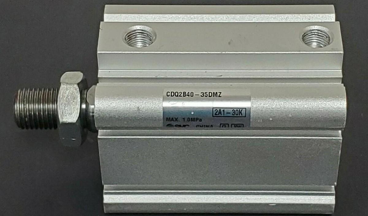 Used NEW SMC CDQ2B40-35DMZ COMPACT CYLINDER CDQ2B4035DMZ MAX. 1.0MPa