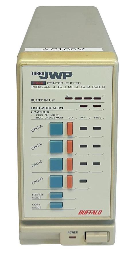 Used BUFFALO JWP-2000T / JWP2000T TURBO JWP DMA PRINTER BUFFER 4-1 OR 3-2 PORTS USNP