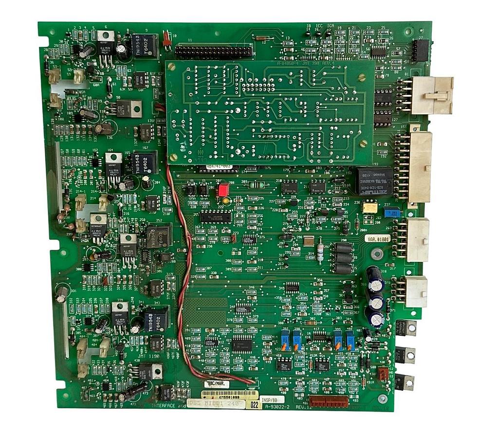 Used MITSUBISHI BDS5-MIBD1-240-00000 / BDS5-MIBD1-240-022 BOARD A-93022-2 REV. 12