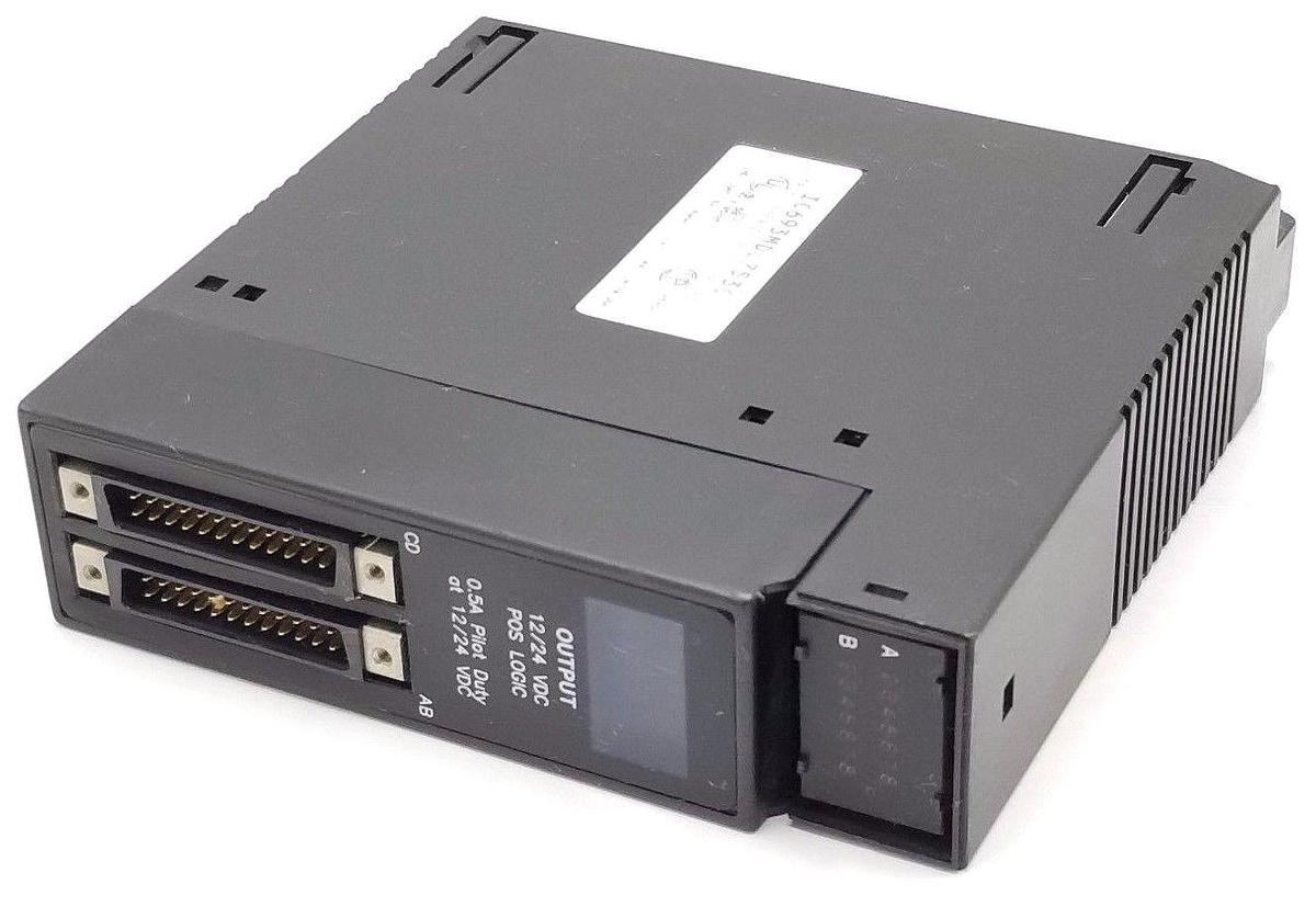 Used GE FANUC IC693MDL753C OUTPUT MODULE 12/24 VDC, 0.5A, 32 PT POS