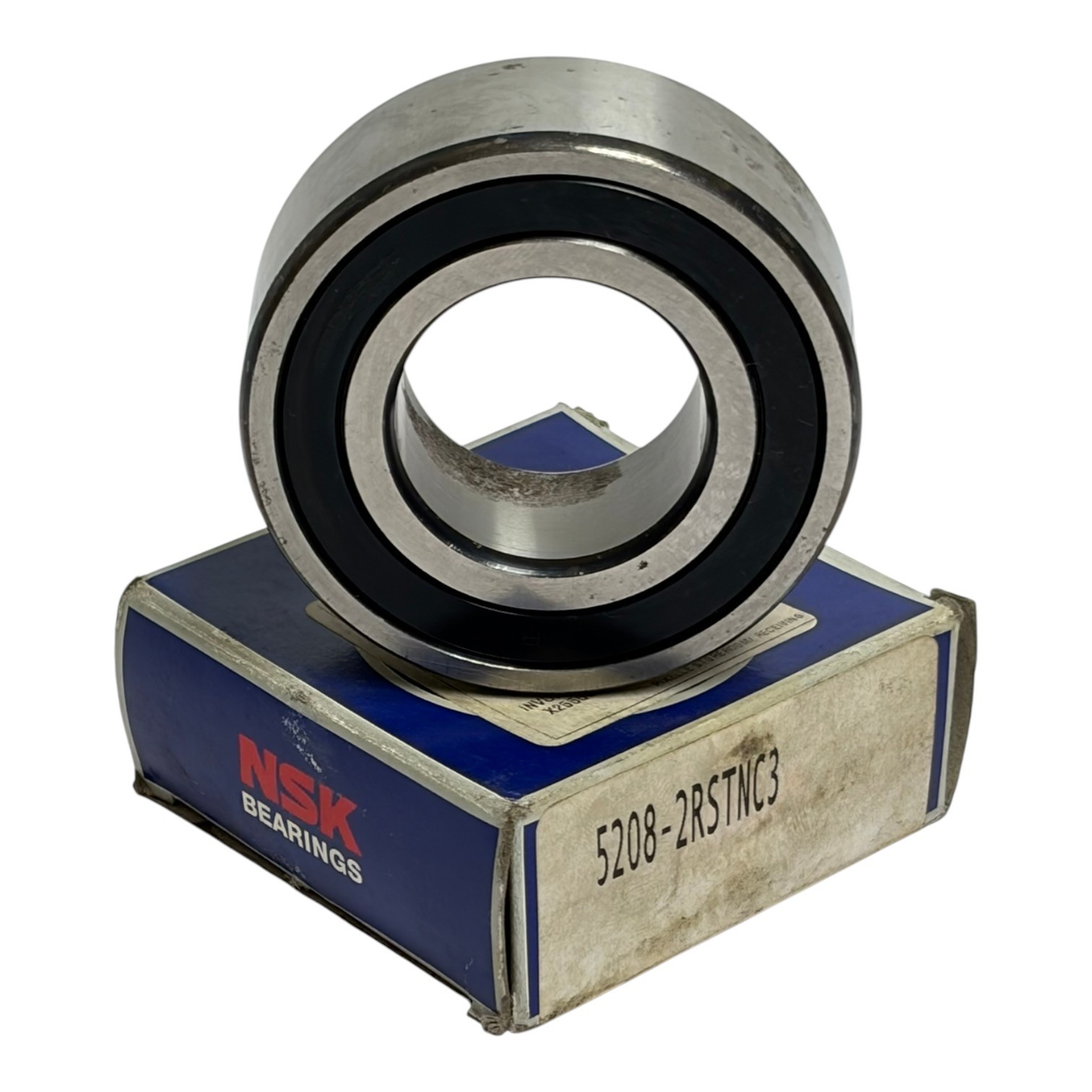 Used NSK 5208-2RSTNC3 Double Row Angular Contact Ball Bearing New Surplus
