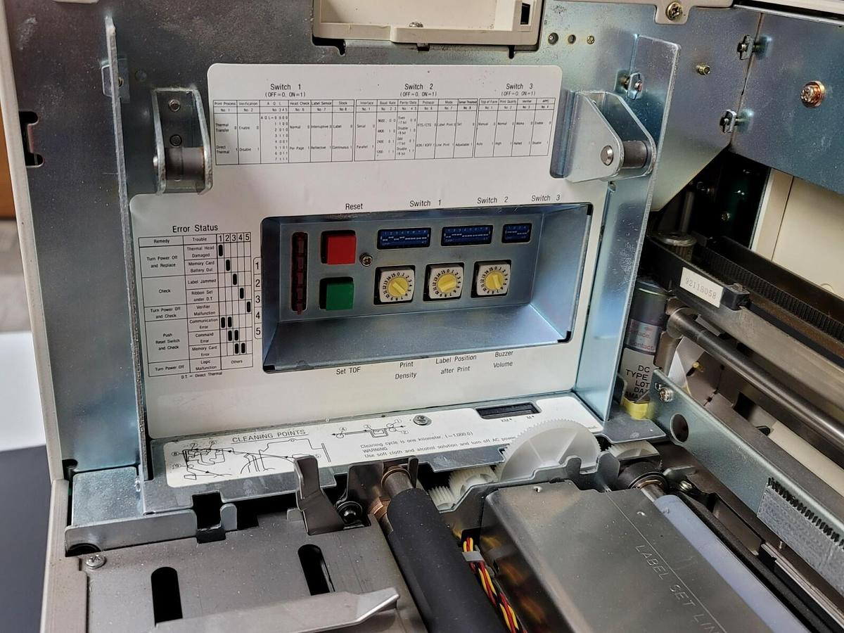 Used RJS IP8400V THERMABAR VERFIED PRINTING SYSTEM TB-285 PRINTER