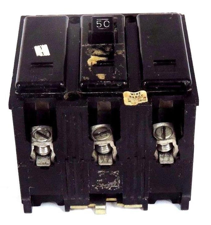 Used WESTINGHOUSE HQNP3050 CIRCUIT BREAKER 50A 240V 3P