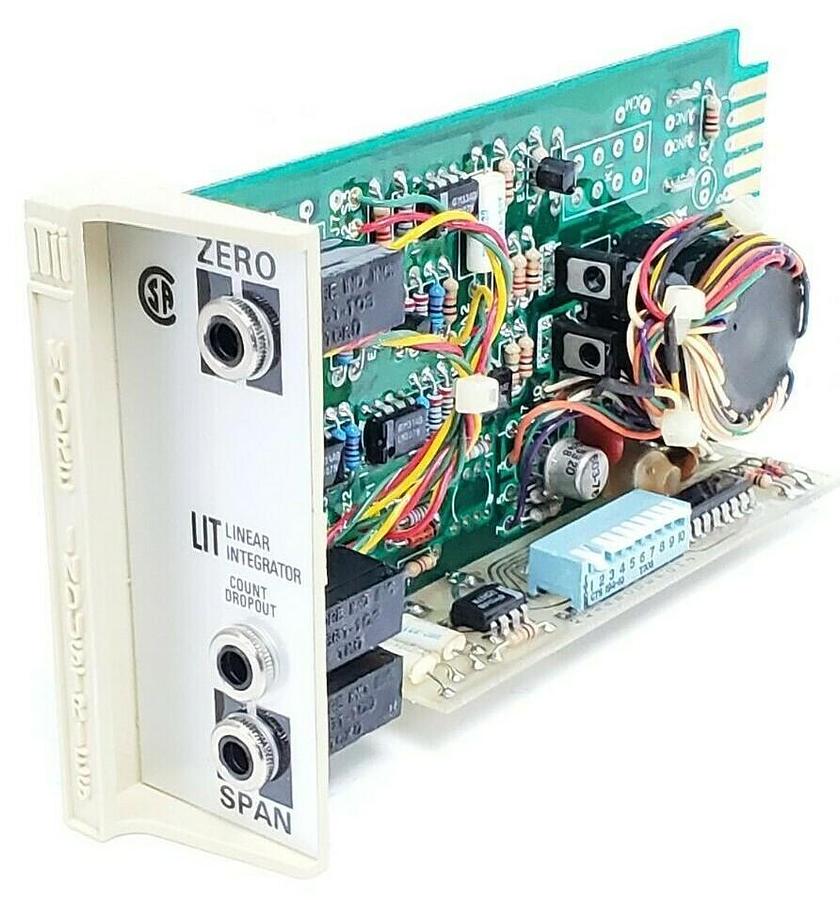 Used MOORE INDUSTRIES LIT/1-5V/A/24DC LINEAR INTERGRATOR BOARD 350-246-01B