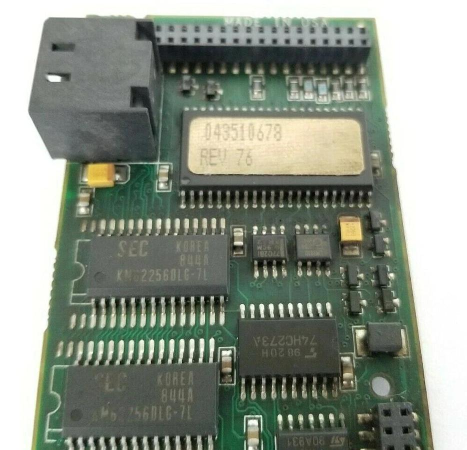 Used AEG SCHNEIDER AUTOMATION INC. 043510682-77 PROCESSOR ADAPTER RS232 D6-043513965