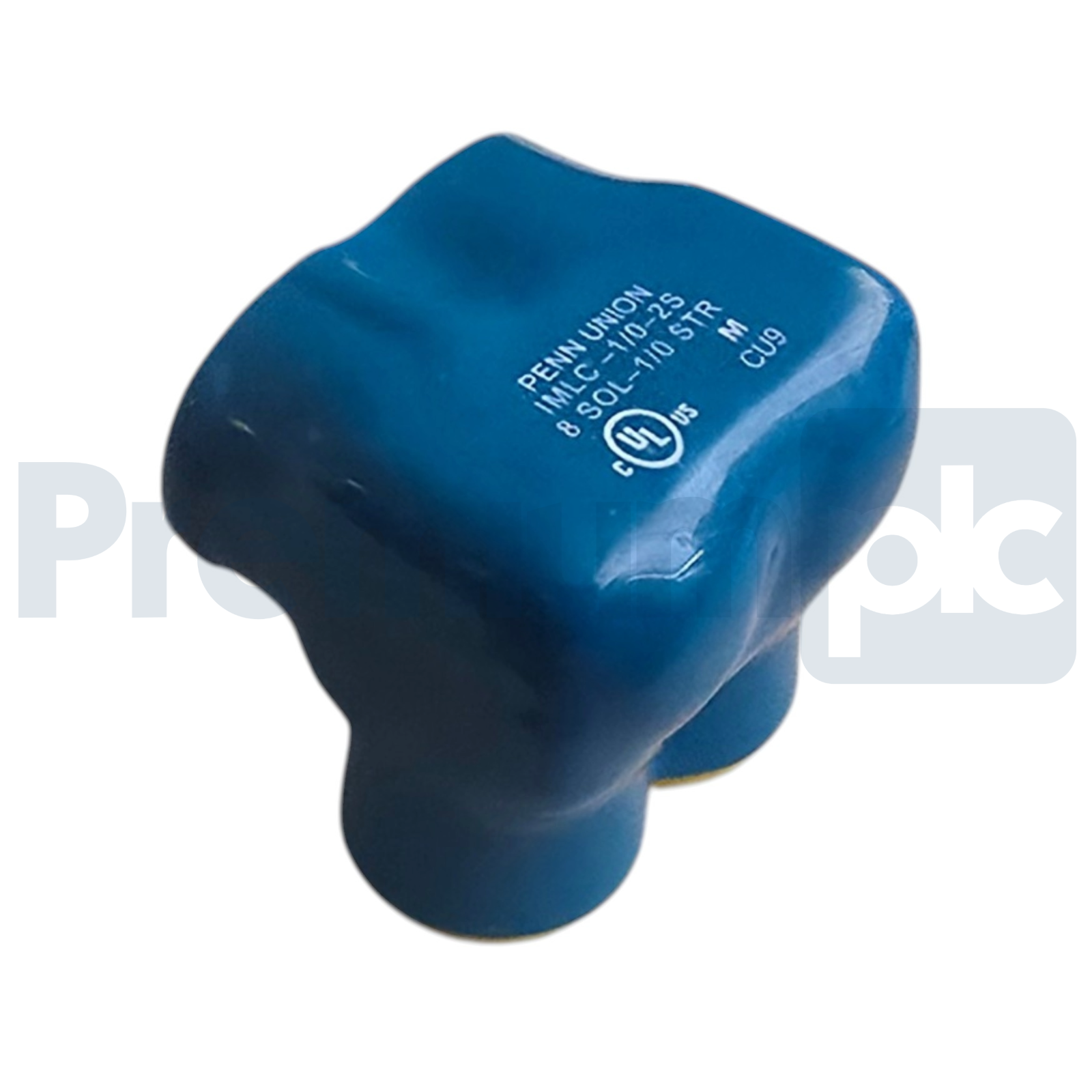 Used Box of 3 Penn-Union IMLC-1/0-2S Insulated Mechanical Lug Connector 8-1/0 Range