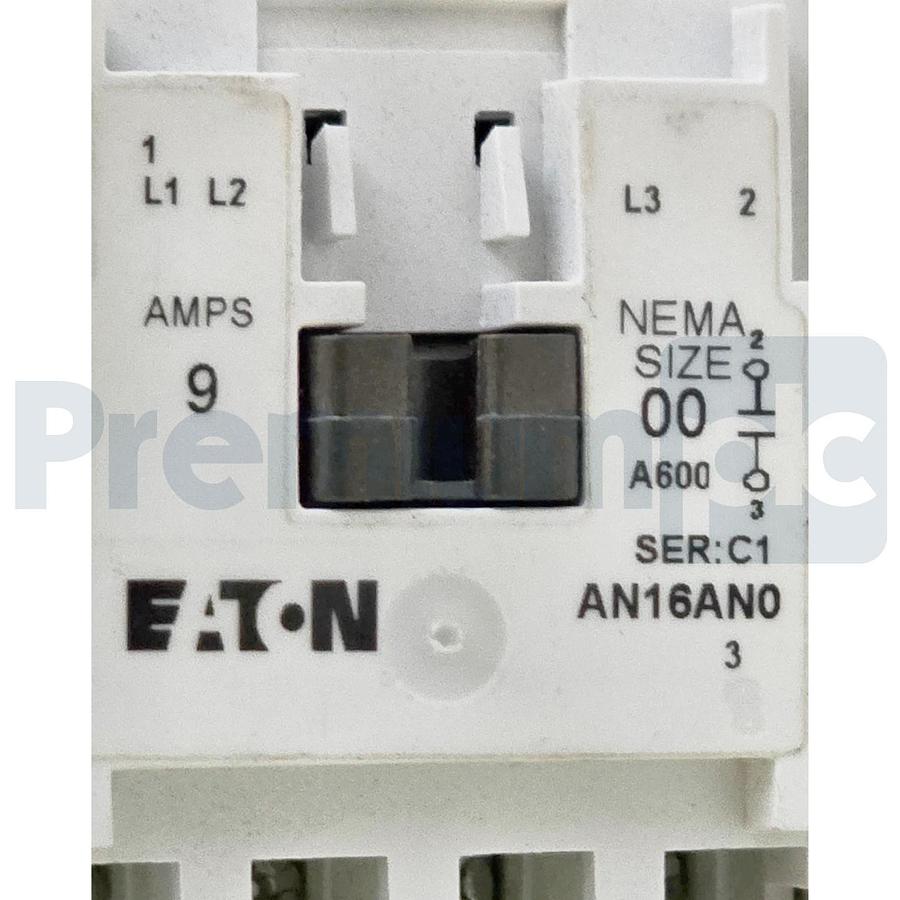 Eaton AN16AN0AC NEMA Size 00 Starter Freedom Series 9A 600V 3-P 120V-Coil NSNP