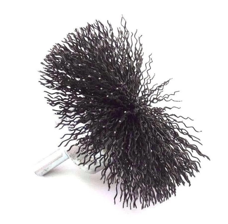 NIB MARYLAND AND BRUSH CO. EC 3020 CIRCULAR END BRUSH 3'' DIA., 1/4'' STEM 43630