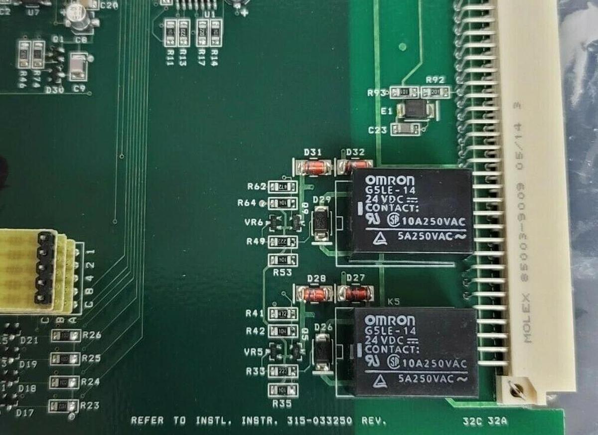 NEW SIEMENS 500-033250 CRC-6 FIRE ALARM RELAY CARD REV. 02.00 500033250 CR6