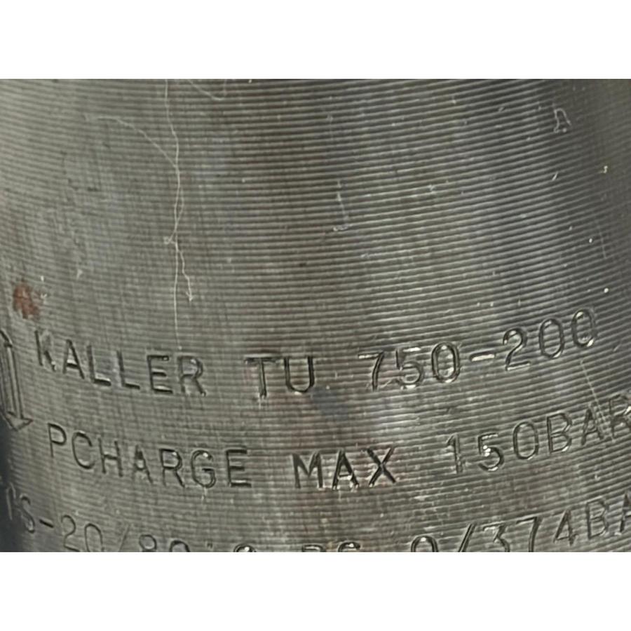 Used Kaller TU 750-200 Heavy Duty Nitrogen Gas Spring 150 Bar 200mm - New Surplus