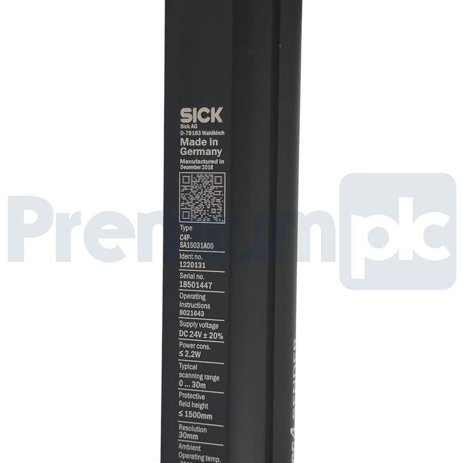 SICK C4P-SA15031A00 deTec4 Prime Light Curtain Sender 1220131 1500mm 30mm NSNP