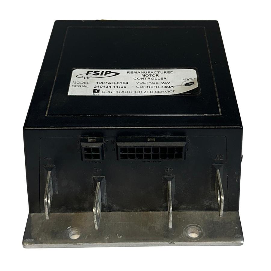 Used CURTIS FSIP 1207AC-6104 / 1207AC6104 OEM MOTOR CONTROLLER FOR FORKLIFT REPAIRED