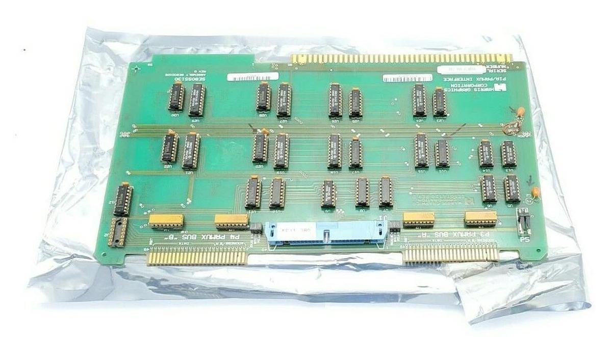 Used HARRIS GRAPHICS SE80SS130 REV. D PIA/PAMUX INTERFACE ASSEMBLY SE80D129 REV. D