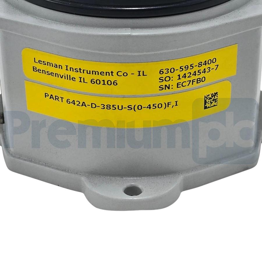 Lesman Pyromation 642 | 642A-D-385U-S(0-450)F,I HART Temp Transmitter 0-450°F