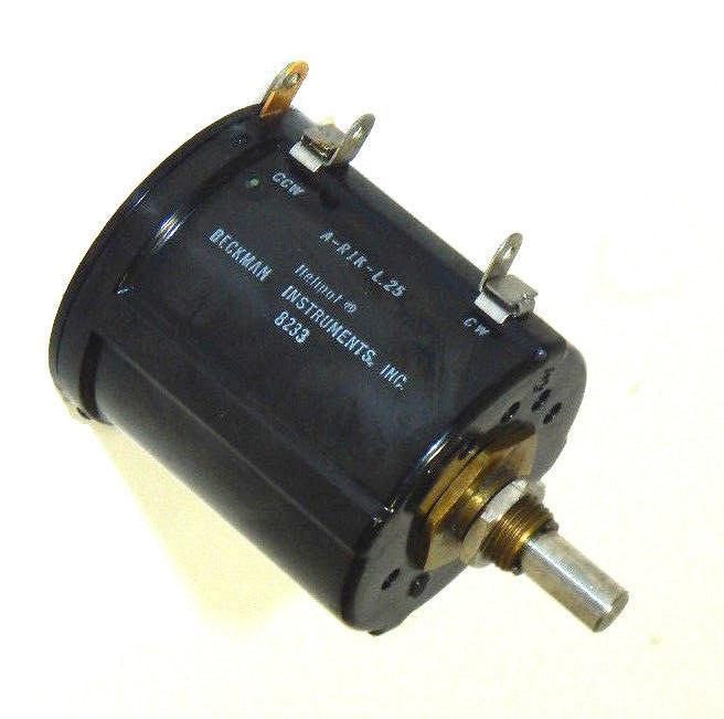 Used BECKMAN INSTRUMENTS 402374-K, A-RIK-L.25 POTENTIOMETER HELIPOT 402374K