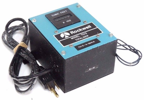 Used ROCKWELL MODEL 7013 REMOTE TOTALIZER 7013-4-3641A 701343641A