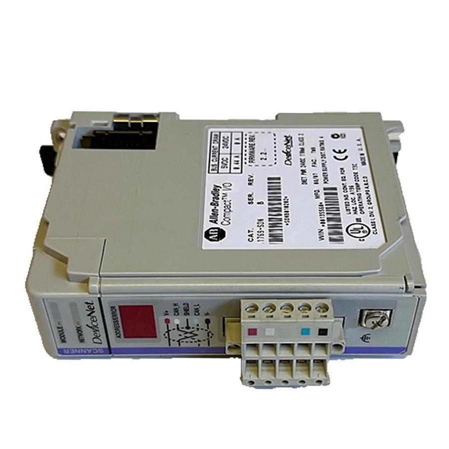 Used ALLEN BRADLEY 1769-SDN /B Compact I/O DeviceNet SCANNER MODULE F/W. 2.2 1769SDN