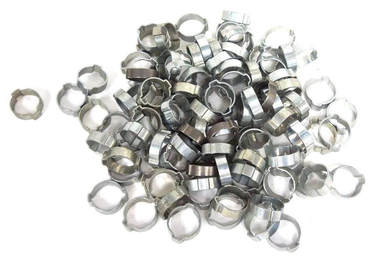 NEW OETIKER 2-EAR HOSE CLAMPS 1" 23/27 - LOT OF 102