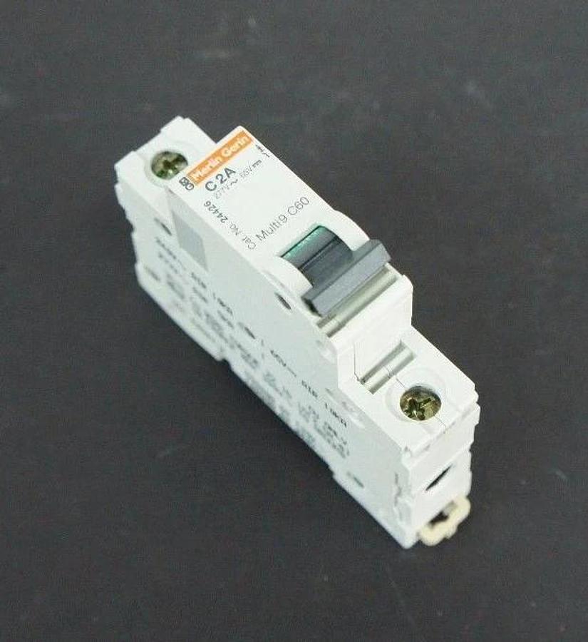 Used LOT OF 3 NIB SQUARE D 24426 MINI SUPPLEMENTARY PROTECTORS 2A, 1 POLE, CURVE C