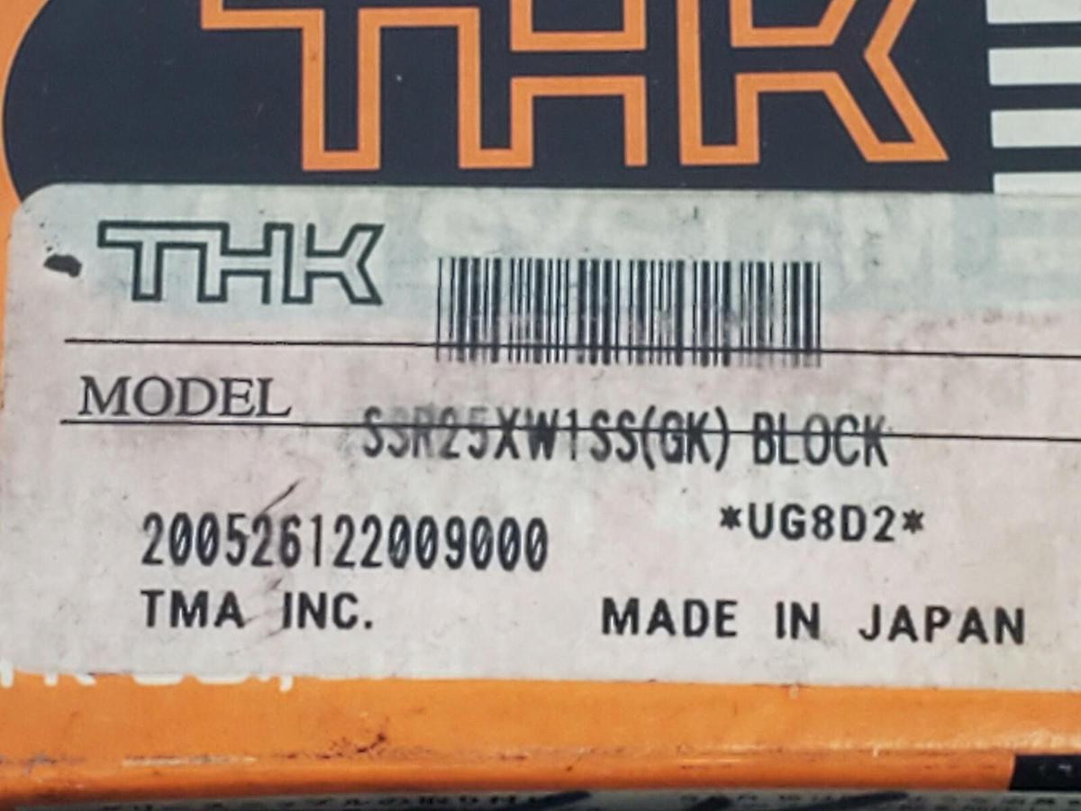 Used NIB THK SSR25XW1SS LINEAR BLOCK