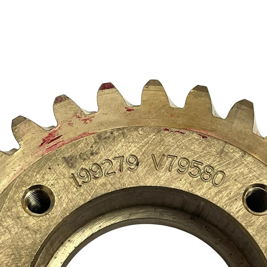 New Surplus Brass Helical Spur Gear V75980 199279 Industrial Replacement
