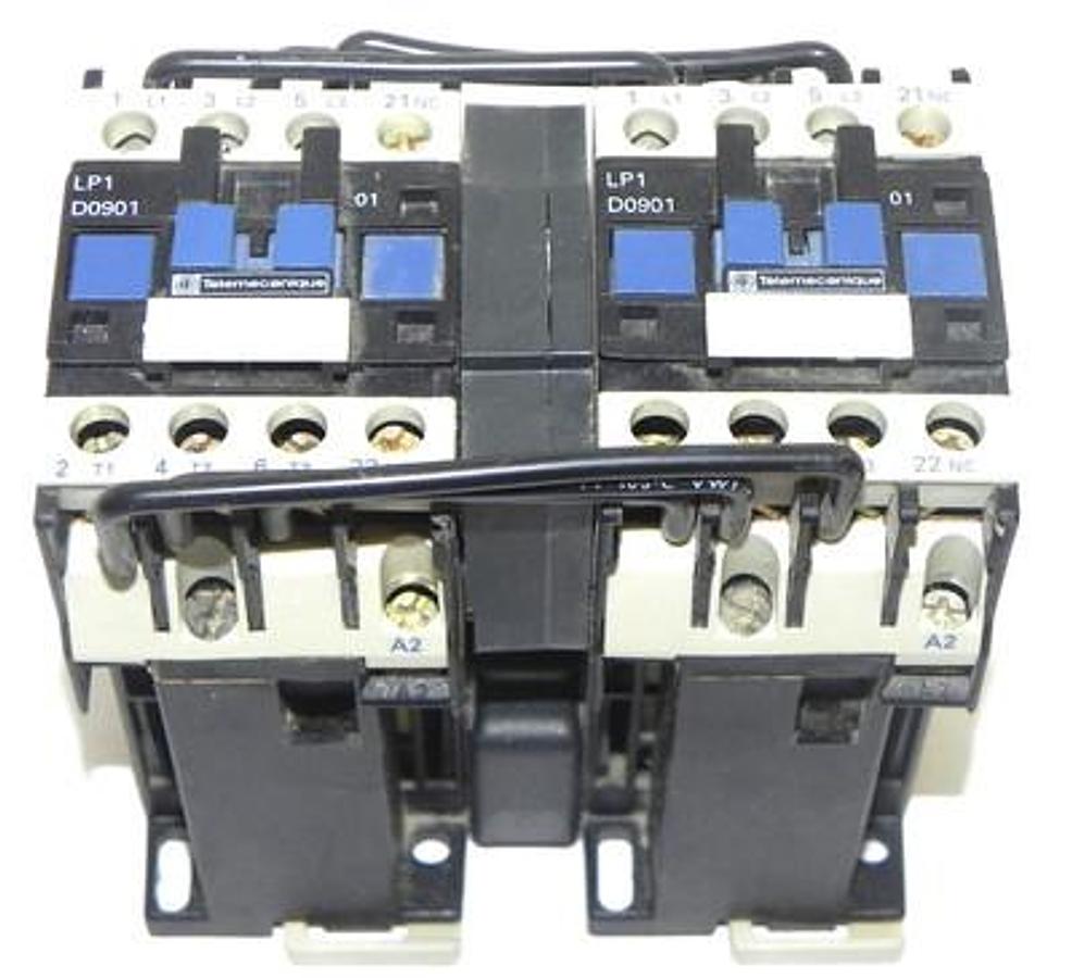 Used TELEMECANIQUE LP2D0901 REVERSING CONTACTOR