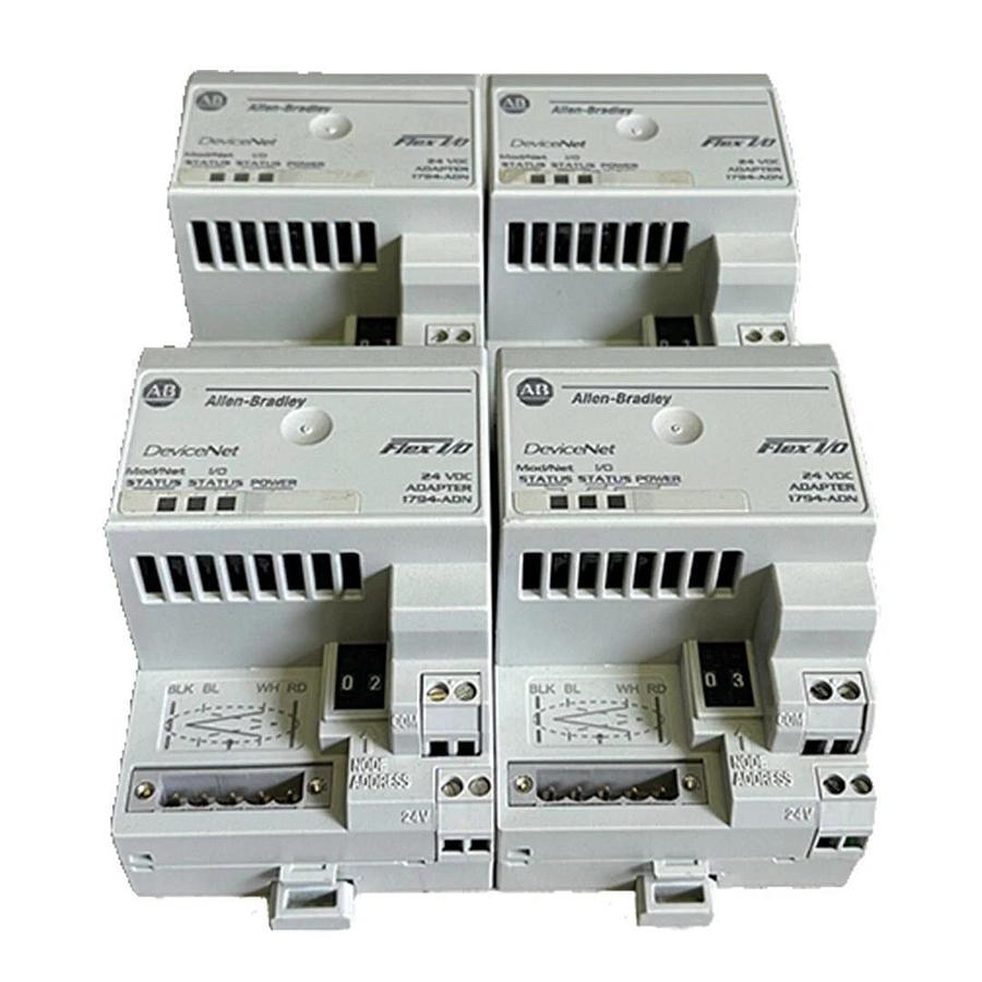 Used 4 ALLEN BRADLEY 1794-ADN /B Flex I/O DeviceNet NETWORK ADAPTER MODULES 1794ADN
