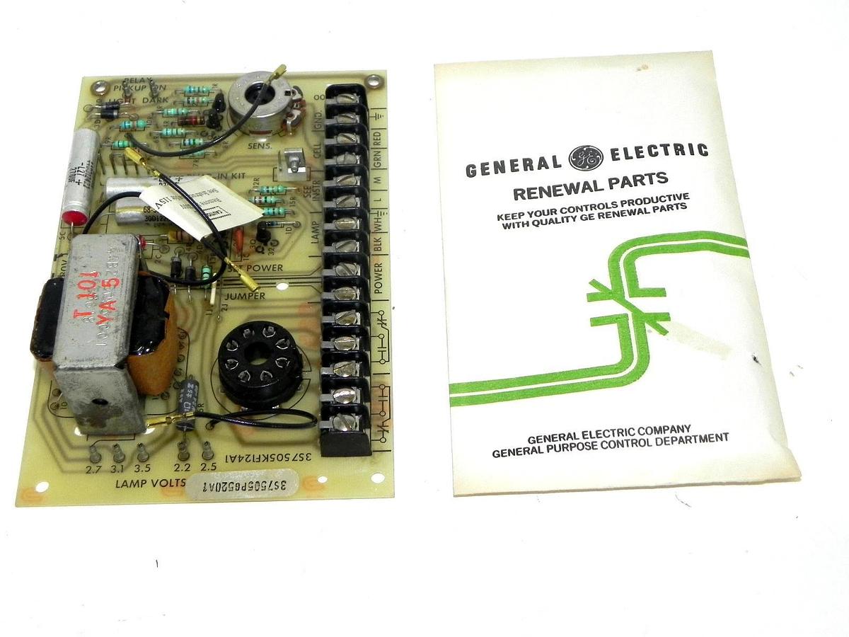 Used GENERAL ELECTRIC 3S7505KF124A1 PHOTOELECTRIC CONTROL BOARD