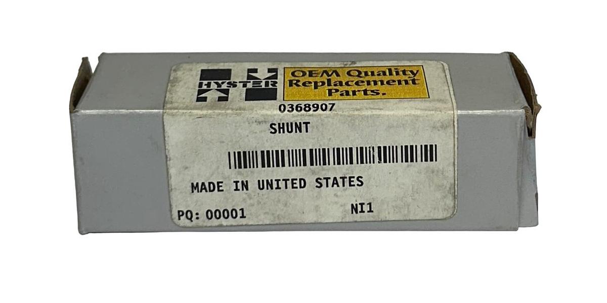 Used HYSTER 0368907 / HY0368907 OEM SHUNT FOR FORKLIFT NSMP