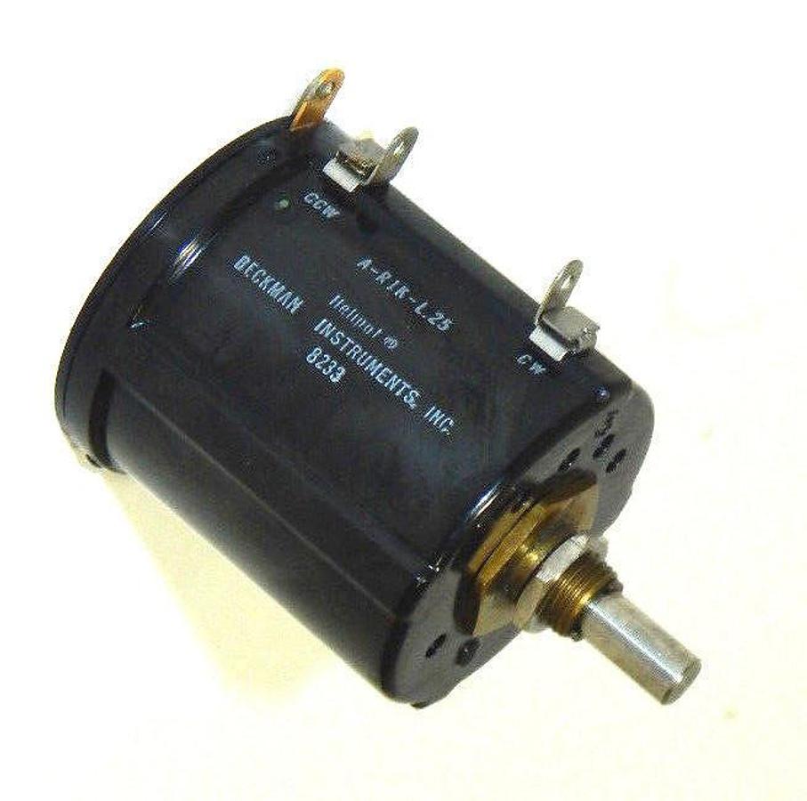 Used BECKMAN INSTRUMENTS 402374-K, A-RIK-L.25 POTENTIOMETER HELIPOT 402374K