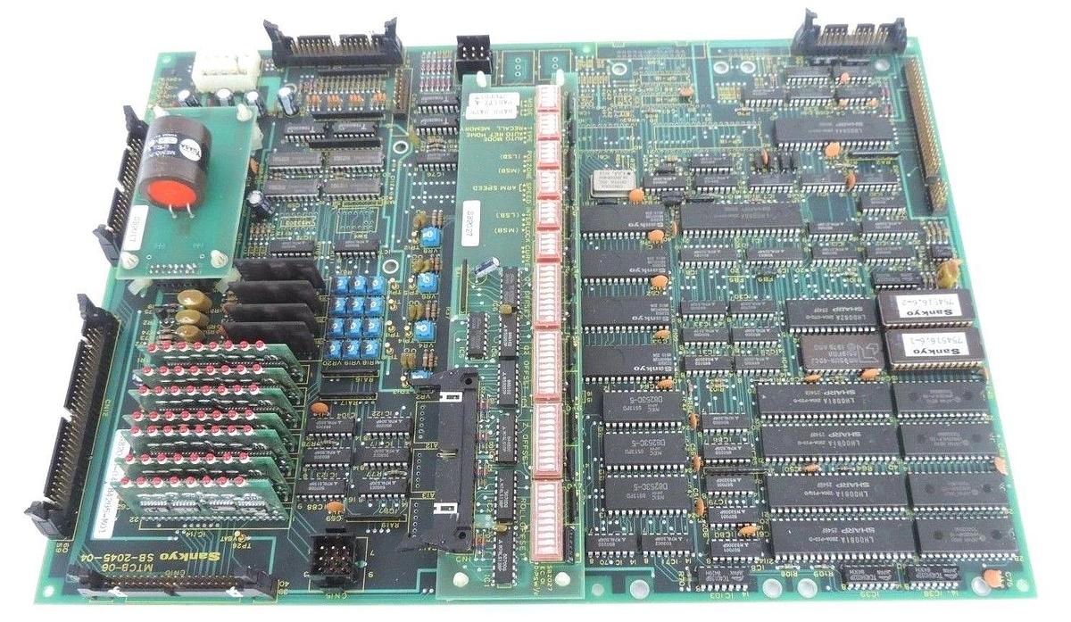 Used REPAIRED SANKYO MTCB-06 BOARD SB-2045-04, SB2027, SB2045-04 B4285-M01
