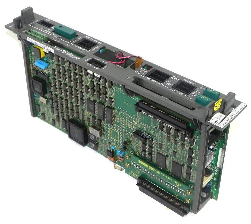 Used FANUC A16B-1212-0871/15C POWER SUPPLY BOARD W/ A20B-8001-0121/03A PROCESSOR