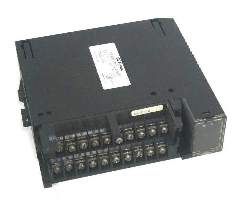 Used LOT OF 2 GE FANUC IC693MDL640C INPUT MODULE 24VDC 16 PT POS LOGIC MISSING DOORS